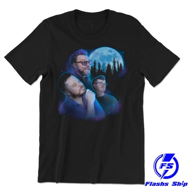 McElroy 3 Brother Moon Tee Shirt