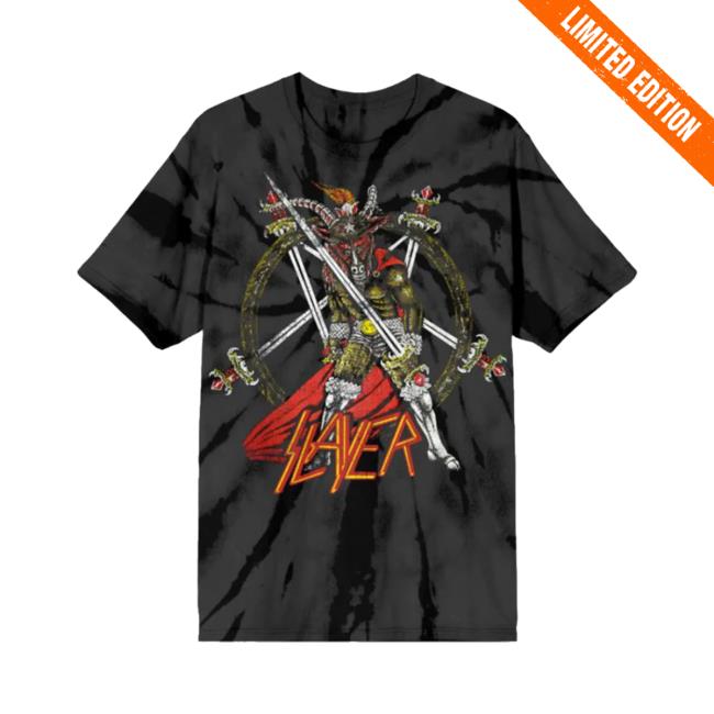 Official Slayer Store Show No Mercy Tie Dye T Shirts
