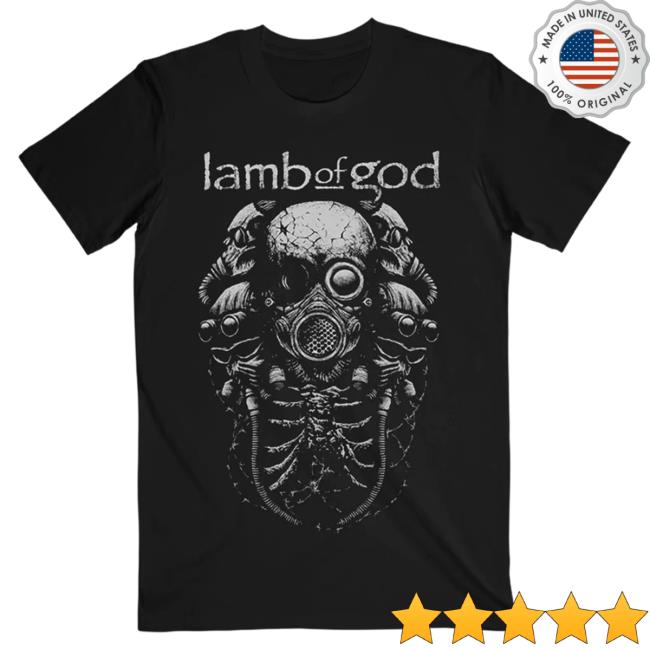 Official Lamb Of God Merch Store Shop Apocalypse Soldier Tee Shirt Lambofgod