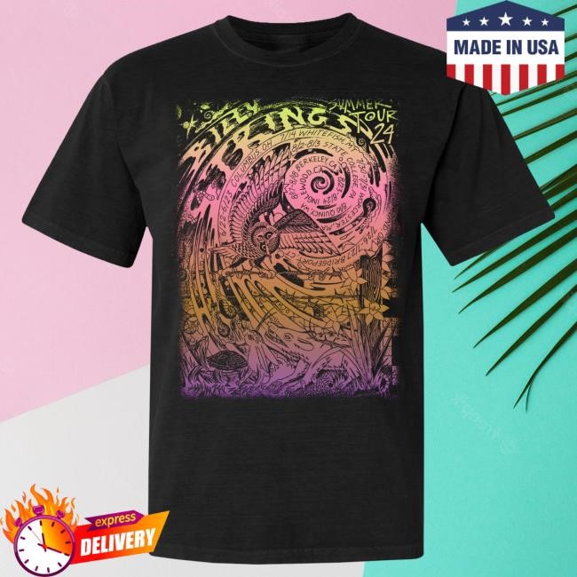 Official Billy Strings Merch Store Shop Billy Strings Summer 2024 Tour Popover Shirt (SQUiSHYEYES)