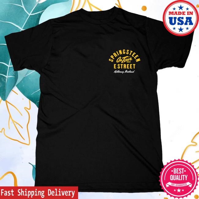Officia Bruce Springsteen Merch Store Springsteen & The E-Street Band Kilkenny 2024 Limited Edition Tour Tees