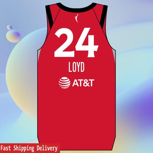 Nike Las Vegas Aces Jewell Loyd Rebel Jersey Shirts