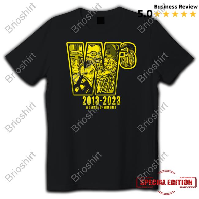 Official A Decade Of Wregret Shirt