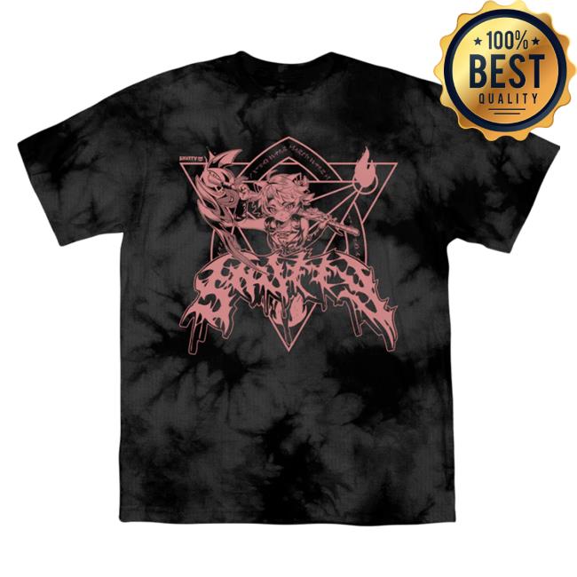 Official Fanjoy Merch Snuffy Pentagram Black Tie Dye Top Shirt