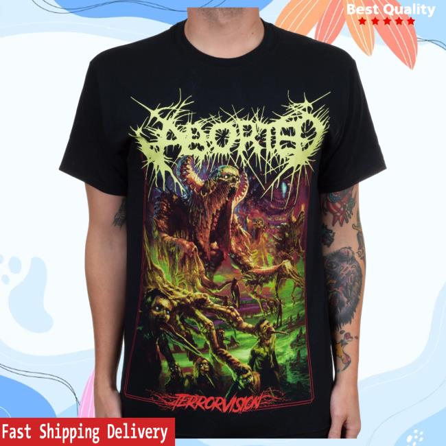 Official Indie Merch Store Shop Aborted "Terrorvision" Popover Shirt IndieMerchStore