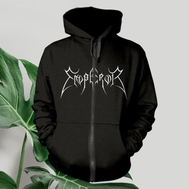 Official Night Shift Store Shop Emperor - In The Nightside Eclipse Zip Up Hooded Sweatshirt Nightshift Merch