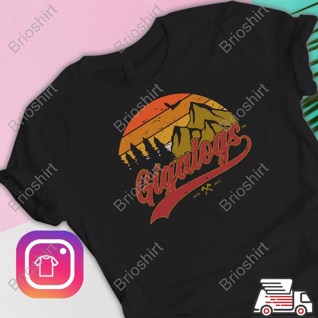 Official Gigalogs Merch Gigalogs Sunset T Shirt