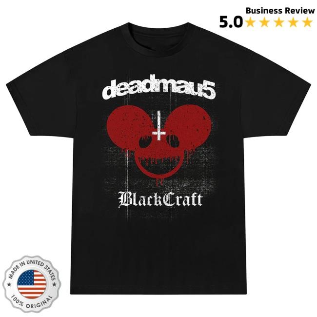 Official Blackcraft Cult Deadmau5 x Blackcraft Blood Mau5 Top Shirt