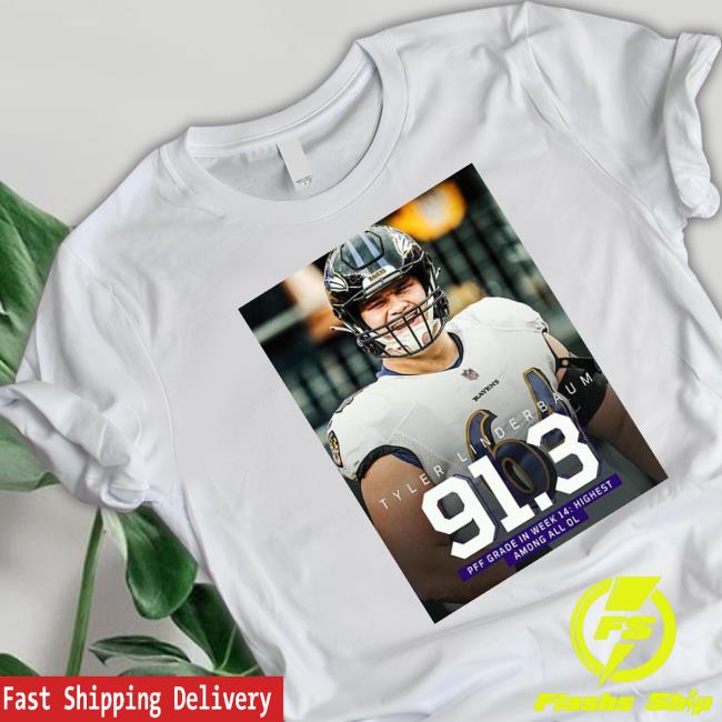 Tyler Linderbaum Is PFF Highest Graded OL In Week 14 Wall Decor Poster T Shirt
