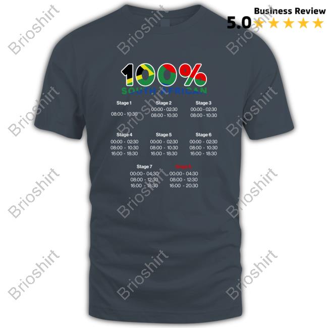 Official 100% South African Shirt Rory Petzer