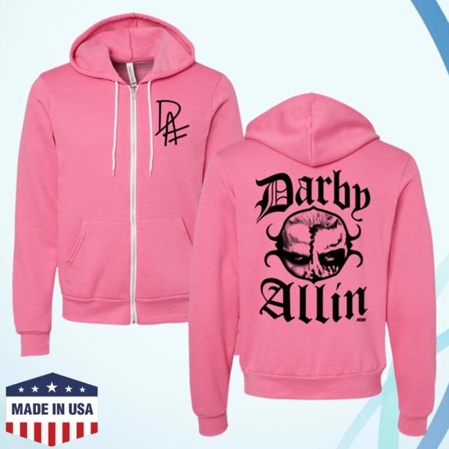 Pro Wrestling Tees Darby Allin - Under Ground Zip Crew neck Sweatshirt