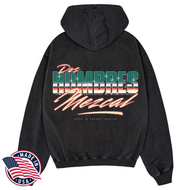 Official Dos Hombres Merch DosHombres Black Diamond Teal Hoodies
