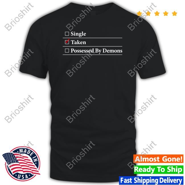 Official Larian Studios Merch Demons Begone I'm Taken Tee Shirt