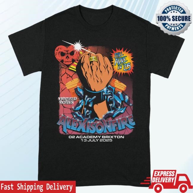 Official Alexisonfire Merch Alexisonfire Brixton Academy 2025 Shirts