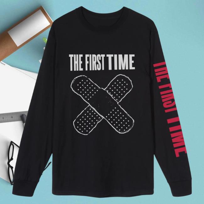 Official The Kid Laroi Merch Kid Laroi The First Time Band-Aid Longsleeve KidLaroi Store Shop
