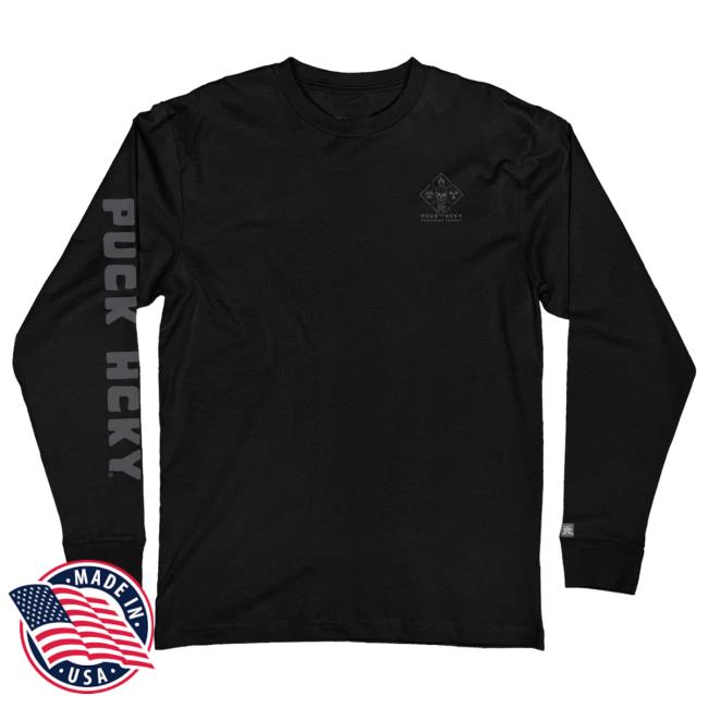 Puck Hcky 'Equipment Hazmat' Long Sleeve Tee Puck Hcky Merch Store Shop