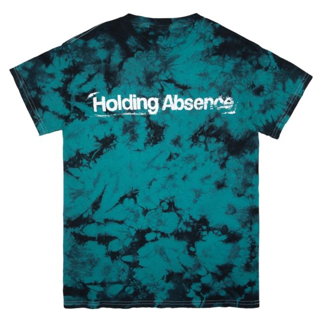 Official Merch Bar Holding Absence Crooked Melody Shirts Teal Tie Dye MerchBar