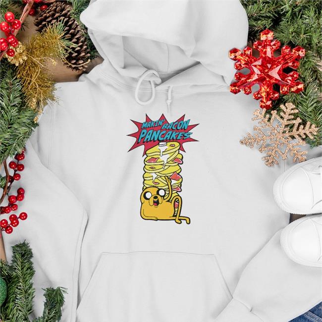 Jake Makin Bacon Pancakes Shirts Adventure Time Hugh Jackman
