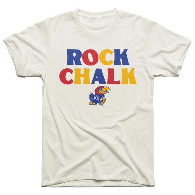 Charliehustle Kansas Rock Chalk New T-Shirt