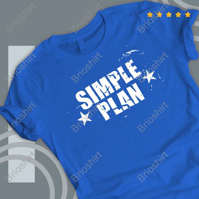Simple Plan Store Simple Plan Star Shirt