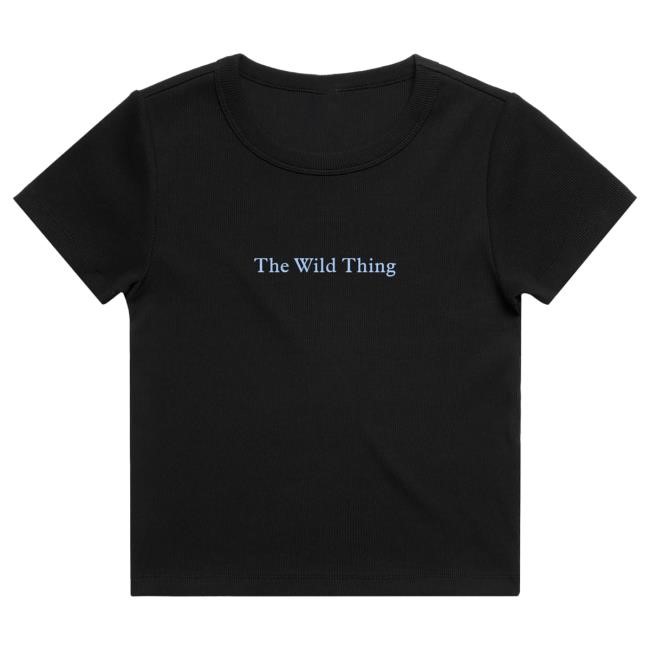 Official Wolf Alice 'The Wild Thing' Black Baby Tee WolfAlice