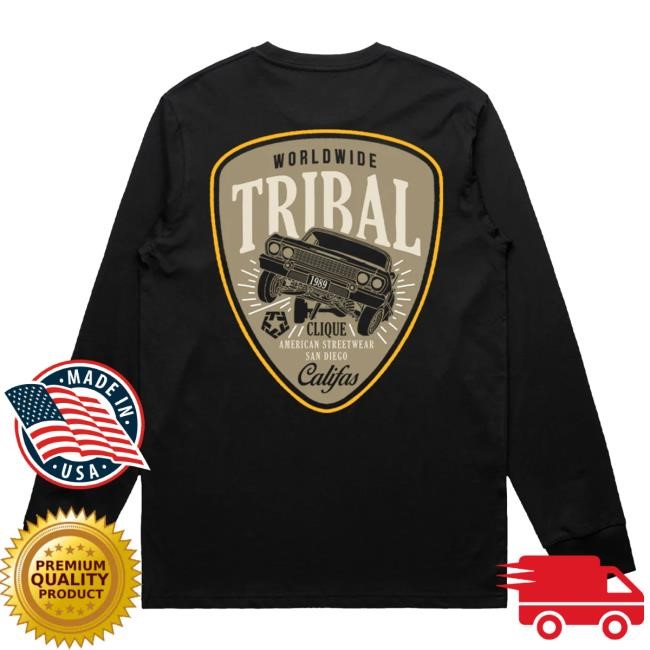 Official Tribal Gear Three - Men's LS Tee Tribal Streetwear