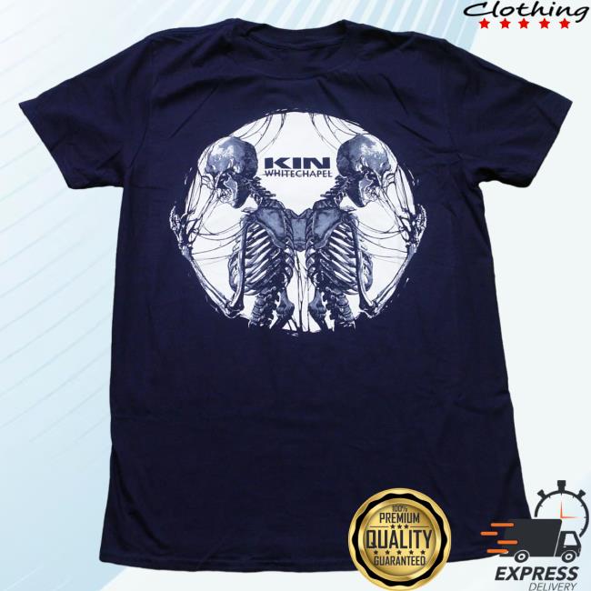 Official Merch Now Whitechapel Lobotomy Navy Popover Shirt MerchNow