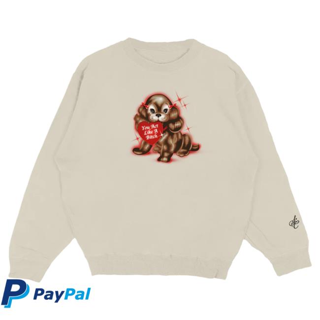 Official Sabrina Carpenter Merch Sabrina Carpenter Like A Bitch Sweater SabrinaCarpenter