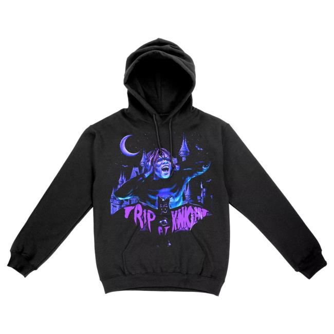 Official MerchBar Trippie Redd Bat Scream Crew Merch Bar
