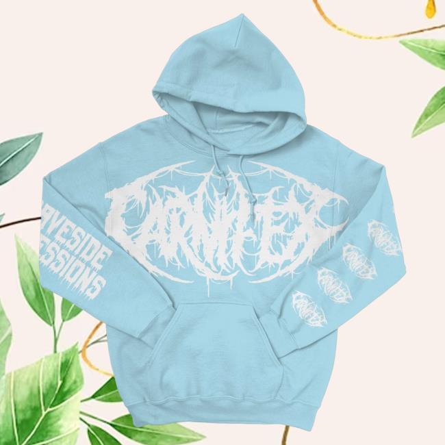 Official Indie Merch Store Carnifex Slam Logo (Blue Aqua) Hood IndieMerchStore