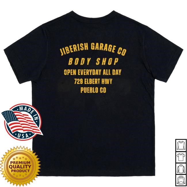 Official Jiberish Clothing Garage, Inc. Women's Petite Top Shirt White