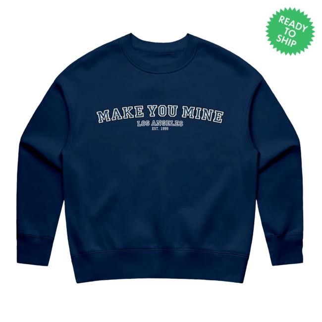 Madison Beer Official Merch Store Make You Mine Yearbook Sweater Madison Beer Shop 15 Minutes And Make You Mine Collection