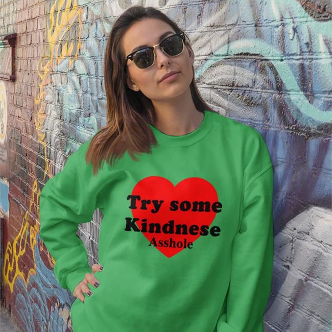 Poorly Translated Shirts Try some Kindnese Asshole Shirt