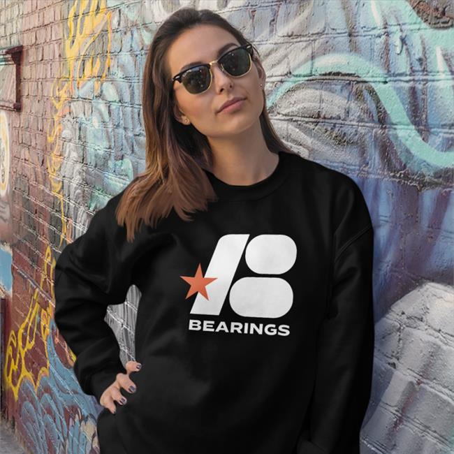 Down Right Merch Bearings Black Hoodie Bearings Band