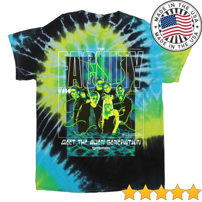 Official Studiohouse Designs The Faculty Tie Dye T-Shirts Blue/Green/Black