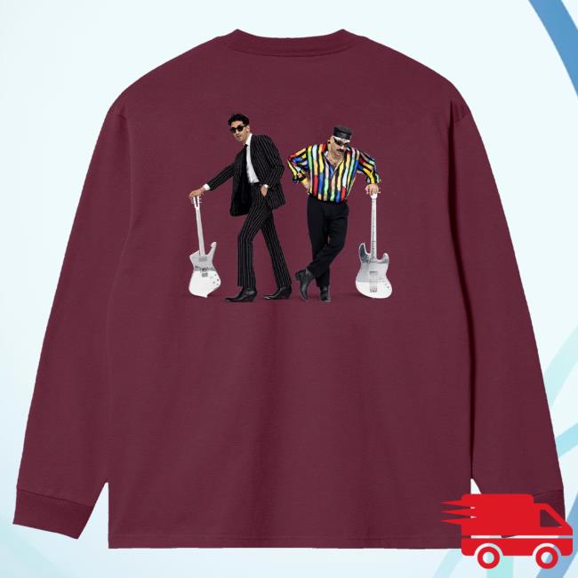 Official Merchbar Chromeo Funk Yourself Long Sleeve Shirts Maroon Merch Bar Chromeo Official Merchbar Chromeo Funk Yourself Sweaters Maroon Merch Bar Chromeo