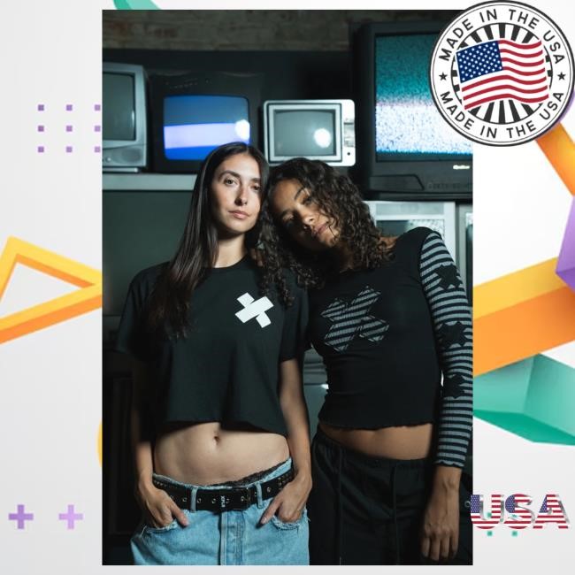 Official Sam And Colby Merch Store X Logo Crop Tees Xplr Shop