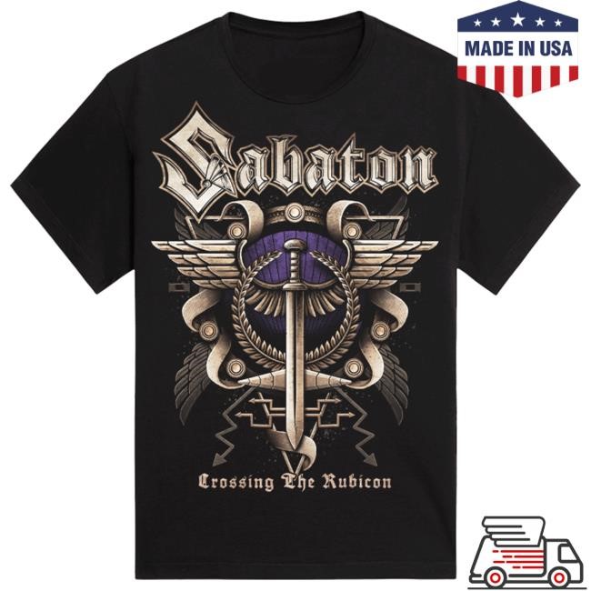 Official Sabaton Merch Store Sabaton Crossing The Rubicon T Shirt Sabaton Shop