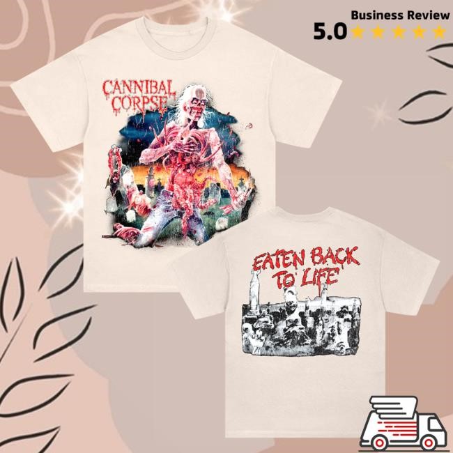 Official Cannibal Corpse Merch Store Eaten Back To Life New Shirt
