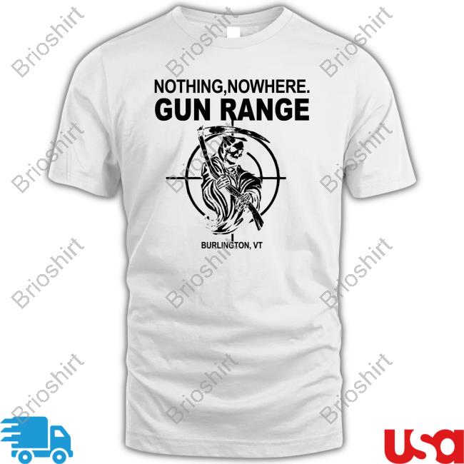 Nothing Nowhere Merch Gun Range Burlington Vt Staff Sweatshirt