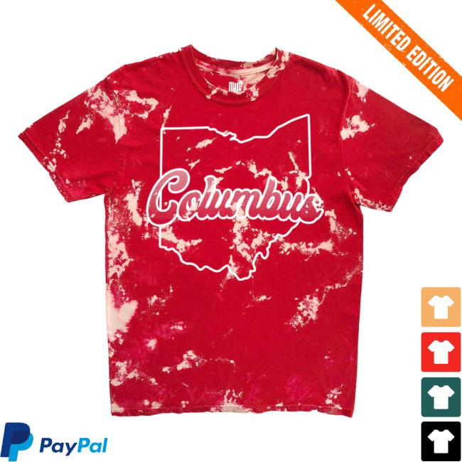 Official Columbus Tie Dye Top Shirt