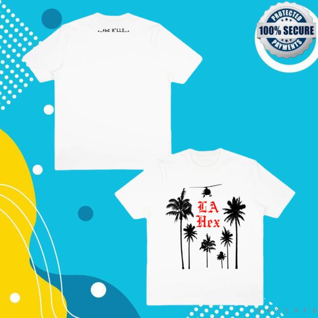 Official The Merch Collective The Kills Clothing Store Shop LA Hex Palm Trees T Shirt TheKills
