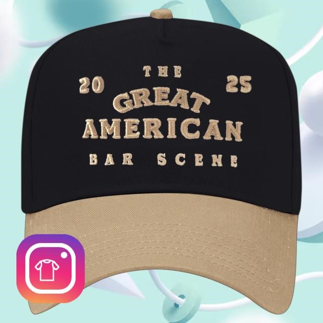 Official Zach Bryan Merch Store Shop Zach Bryan Bar Scene 2025 Black and Khaki Hat ZachBryan