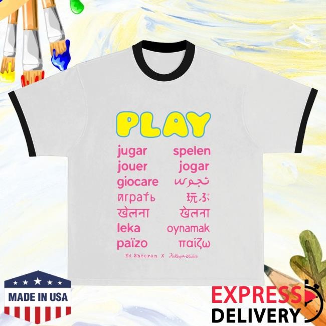 Official Ed Sheeran Store Play x KidSuper Ringer Tees EdSheeran