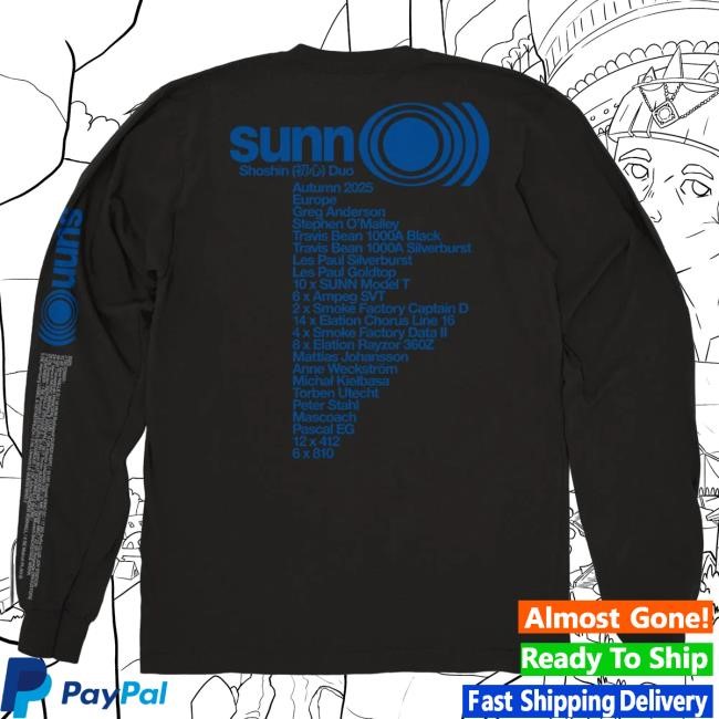 Archive Axis Sunn O))) Aegles Tour 2025 Longsleeve US evilgreed