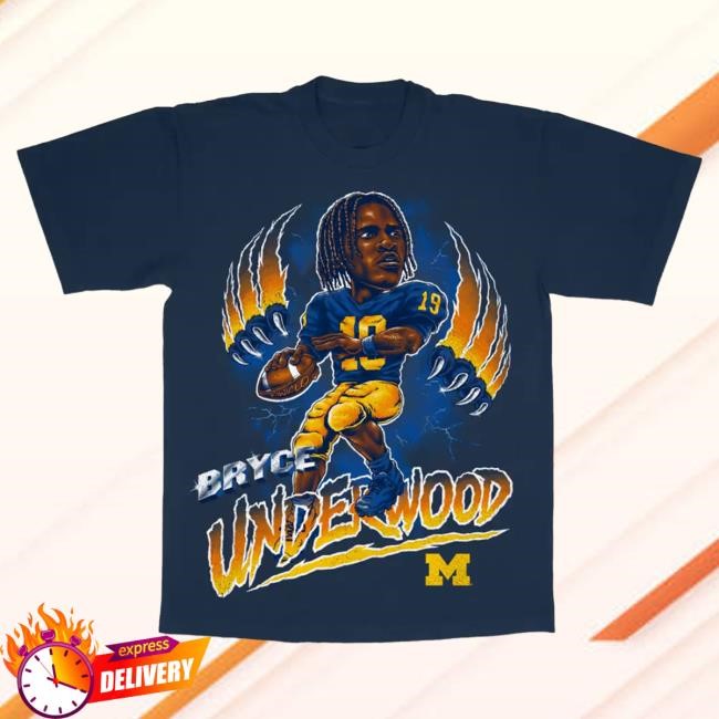 Official Kiwiclo X Bryce Underwood Navy Tshirt