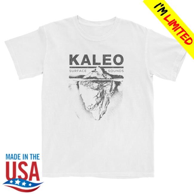 Official Kaleo Merch Shop | Surface Crest White Pullover Shirt | Kaleo Clothing Apparel Officialkaleo