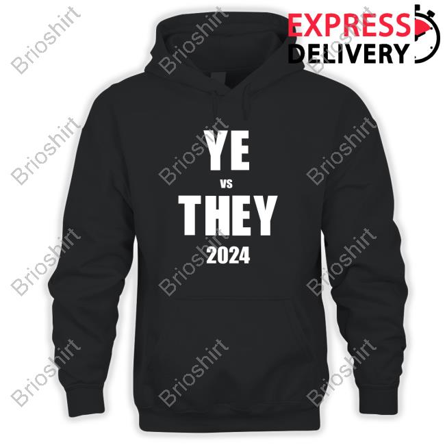YE vs THEY 2024 Edition Limited Tee Shirt Black