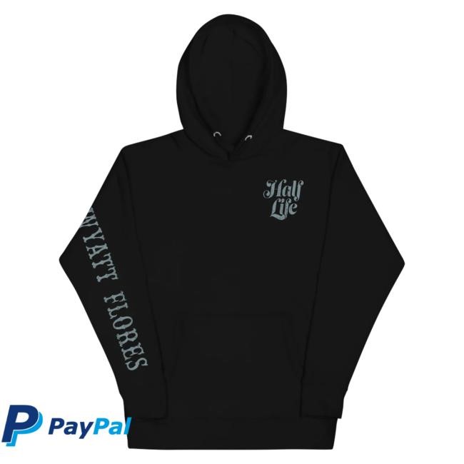 Official Wyatt Flores Merch Shop Wyatt Flores Half Life Pullover Hoodie