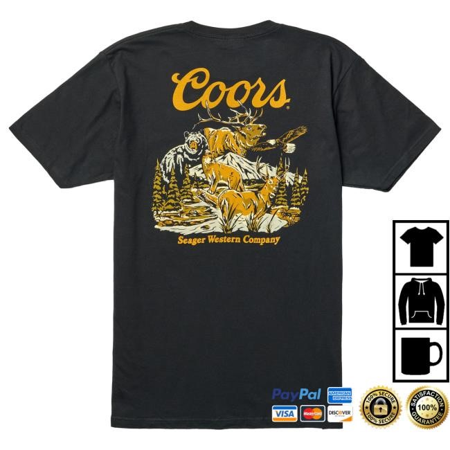 Official Seager Clothing Store Shop Seager Seager x Coors Banquet Preserve T-Shirt Black Seagerco
